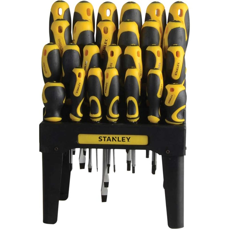 STANLEY® Hand Tools 062142 Screwdriver Set in Rack, 26 Piece STHT0-62142