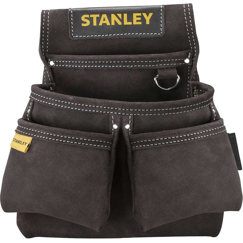 STANLEY® Hand Tools STST1-80116 Leather Double Nail Pocket Pouch STST1-80116
