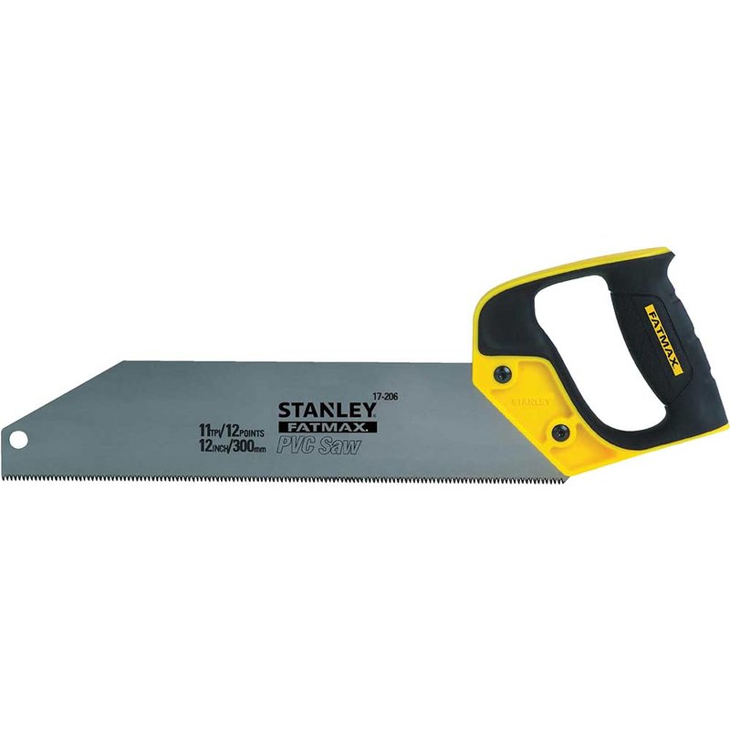 STANLEY® Hand Tools FatMax® PVC & Plastic Saw 300mm (12in) 11 TPI 2-17-206
