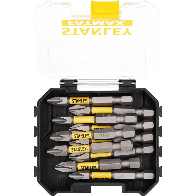 Stanley FatMax Impact Phillips Screwdriver Bits PH2 50mm Pack of 10