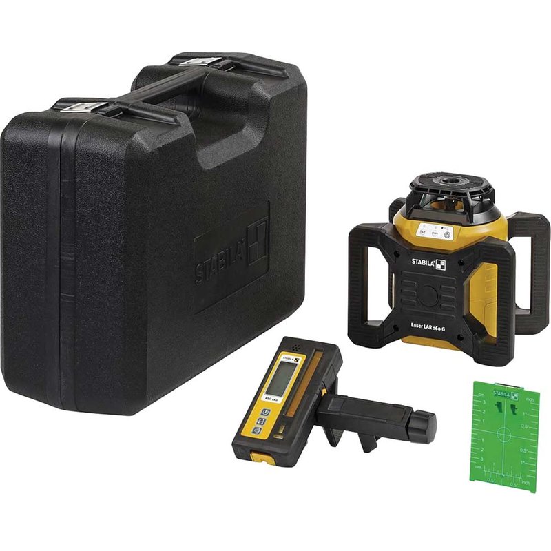 Stabila LAR 160 G Rotation Laser Set, 4 Piece 19240
