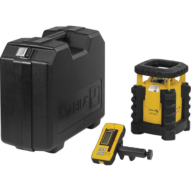 Stabila LAR 300 Rotation Laser Set, 3 Piece 19270