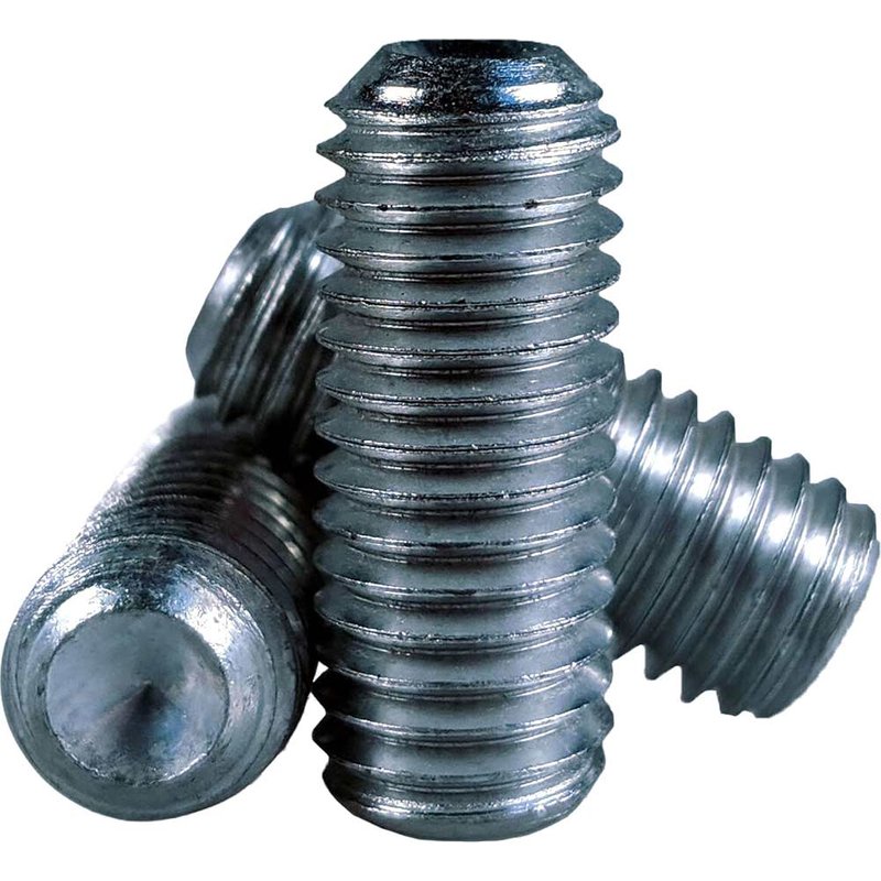 Sirius Socket Set Plain Cup Point Grub Screws Zinc Plated M10 35mm Pack of 1