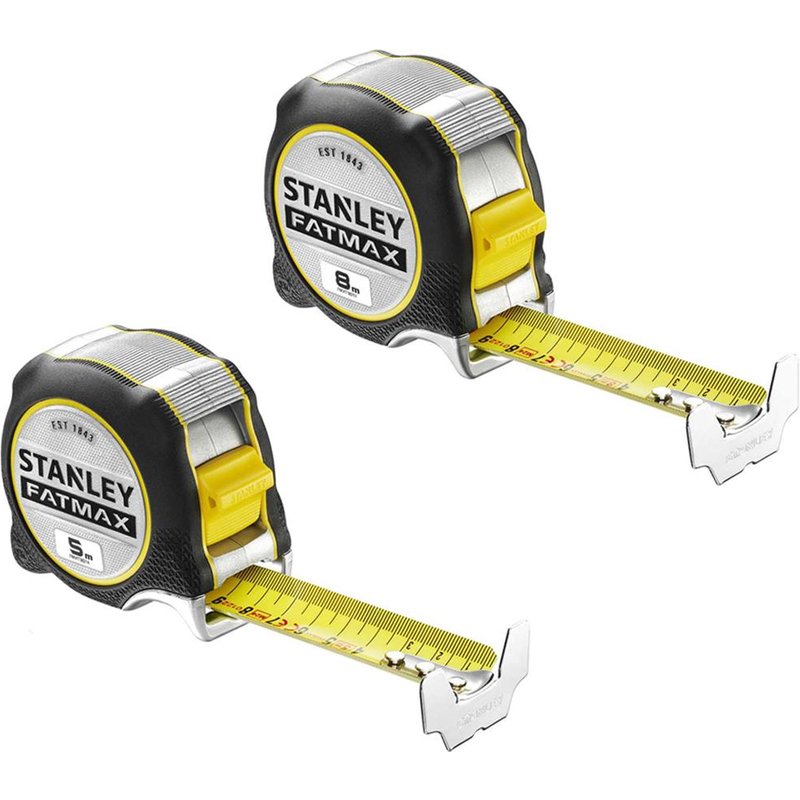 Stanley 2 Piece FatMax XTREME Tape Measure Metric Kit