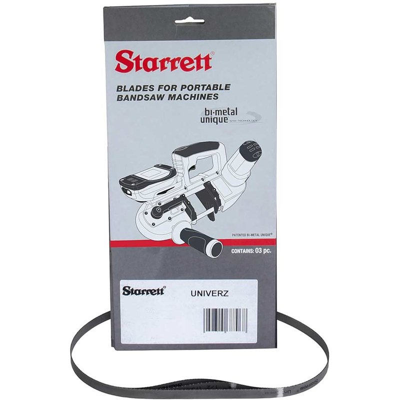 Starrett Univerz Bi Metal Bandsaw Blade 733 x 13 x 0.35mm 10-14 Tooth Pitch (Pack of 3) UNZ13X10-14/P-3-0733SPJ