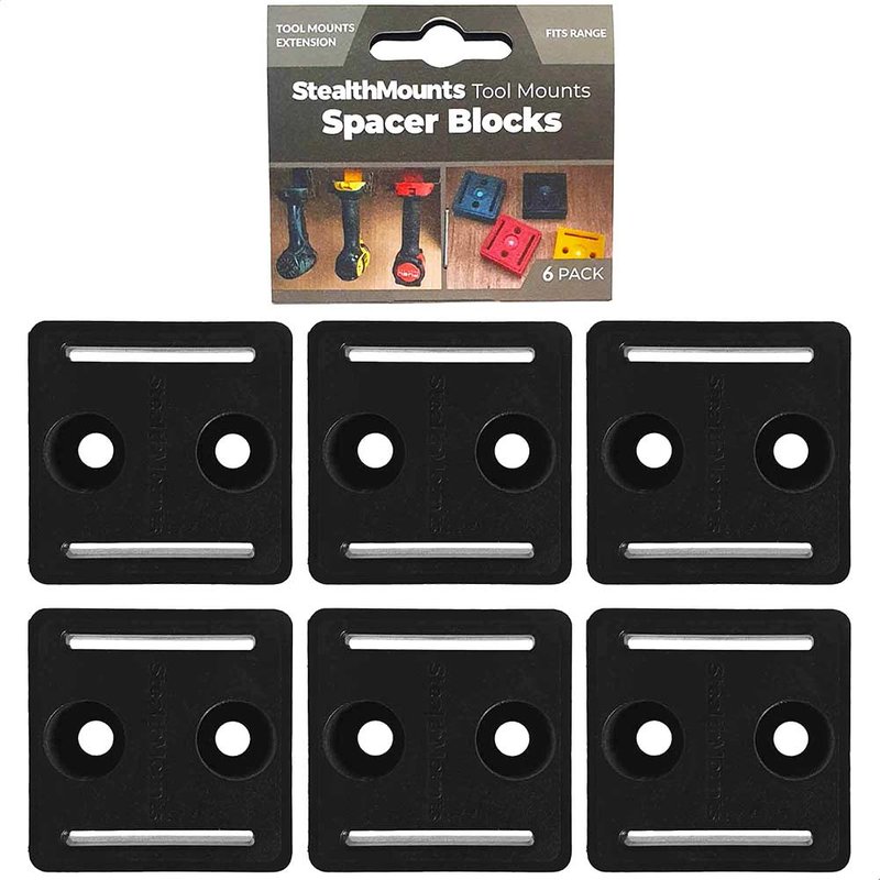 Stealth Mounts Tool Mounts Spacer Blocks Black