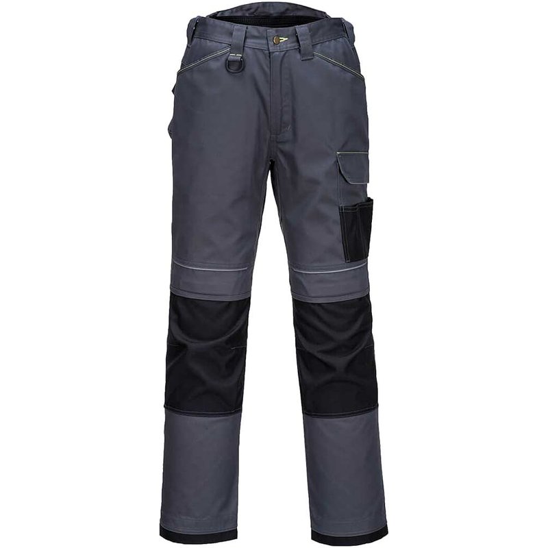Portwest PW3 Mens Urban Work Trousers Grey / Black 28" 31"