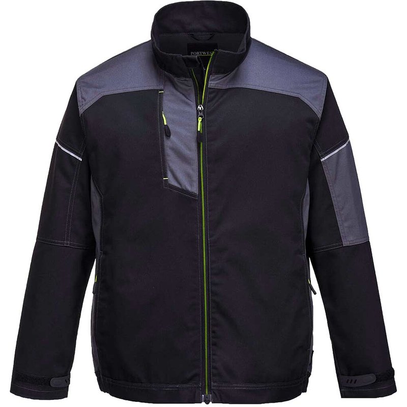 Portwest PW3 Work Jacket Black / Grey 2XL