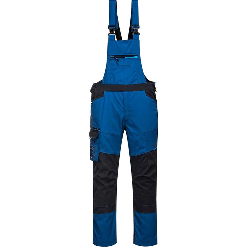 Portwest WX3 Bib and Brace Blue M