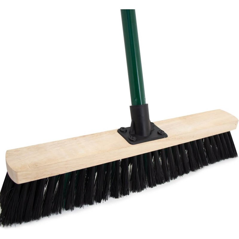 Town and Country Dual Bristle Home and Garden Broom 18"