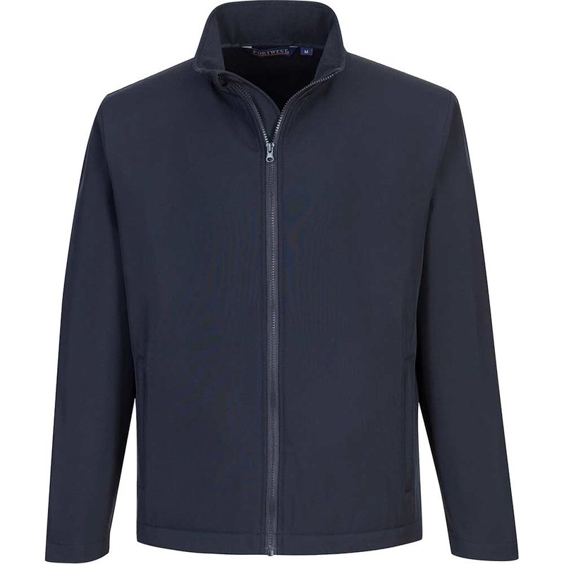 Portwest Mens Print and Promo Softshell Jacket Navy M