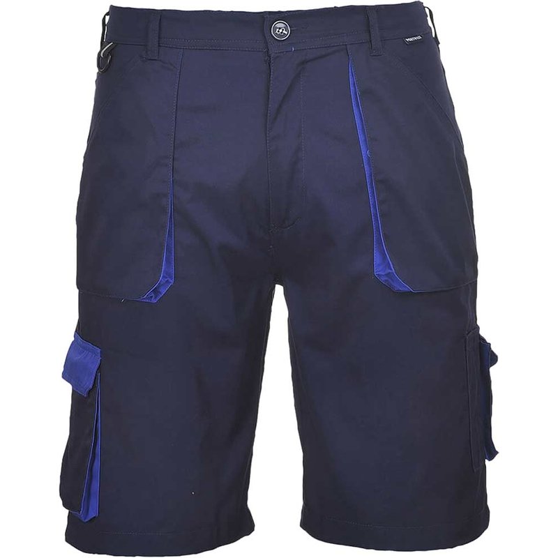Portwest Mens Texo Contrast Work Shorts Navy XL