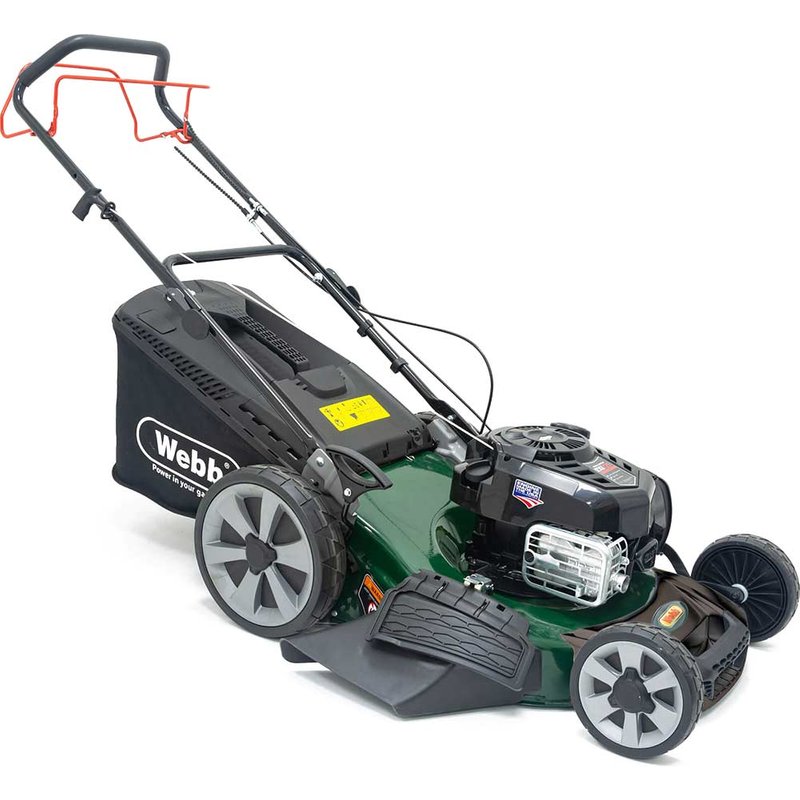Webb Supreme WER21HW4 Self Propelled Petrol Rotary Lawnmower 530mm FREE Glasses, Gloves, Oil & Sharpener Worth £26