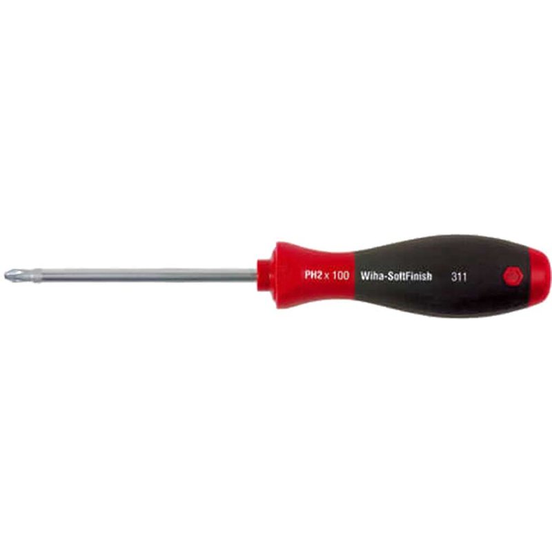 Wiha 311 Series Soft Grip Phillips Screwdriver PH4 200mm