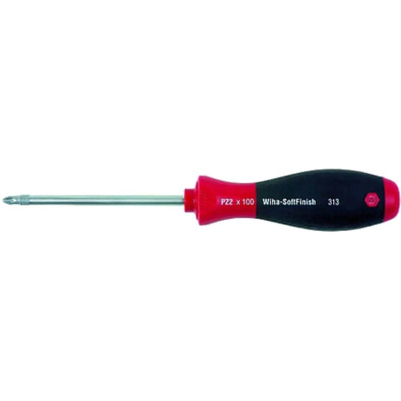 Wiha 313 Series Soft Grip Pozi Screwdriver PZ2 100mm