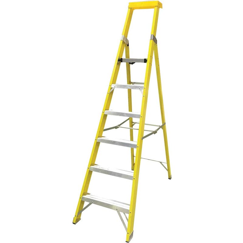 Zarges GRP Platform Steps, Platform Height 1.41m 6 Rungs 300806