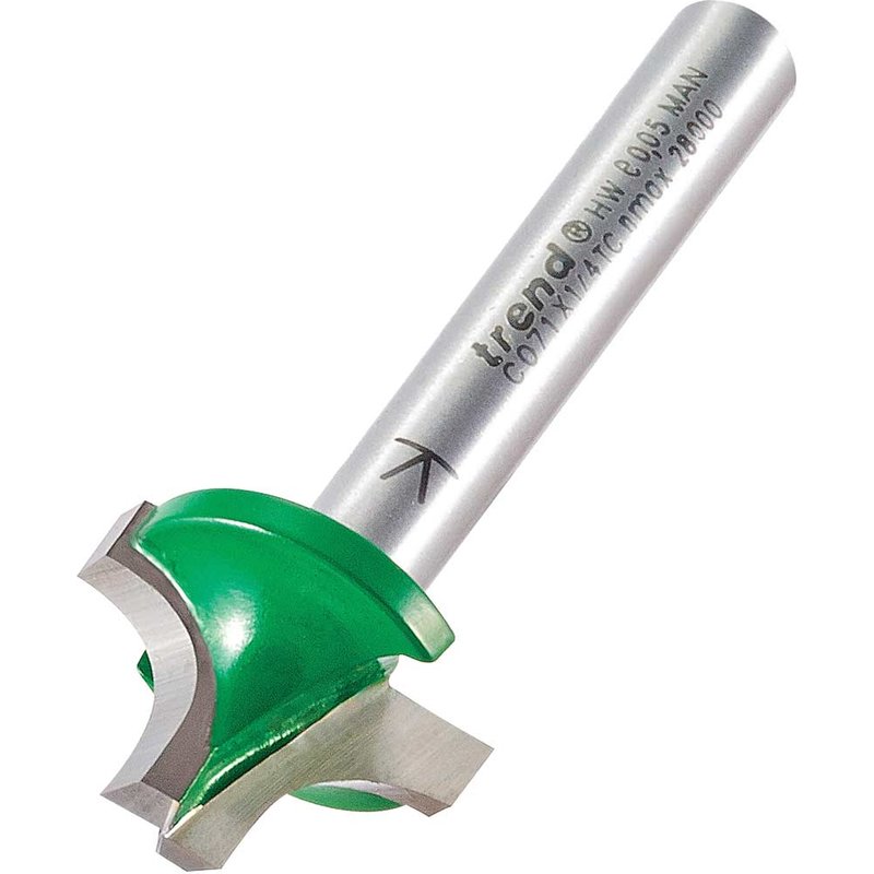 Trend CRAFTPRO Sash Bar Router Cutter 19.1mm 12.7mm 1/4"