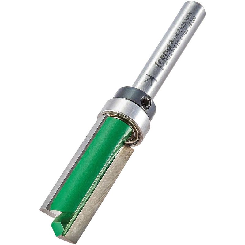 Trend Bearing Guided Template Profiler Router Cutter 12.7mm 32mm 1/4"