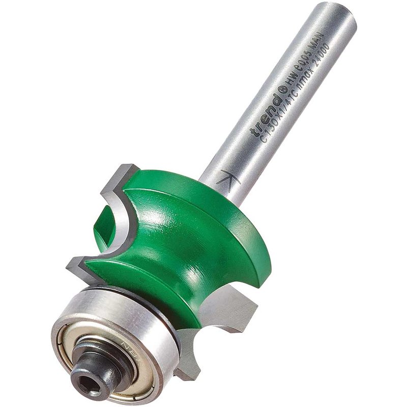 Trend C130 x 1/4 TCT Bearing Guided Corner Bead 4.8mm Radius C130X1/4TC