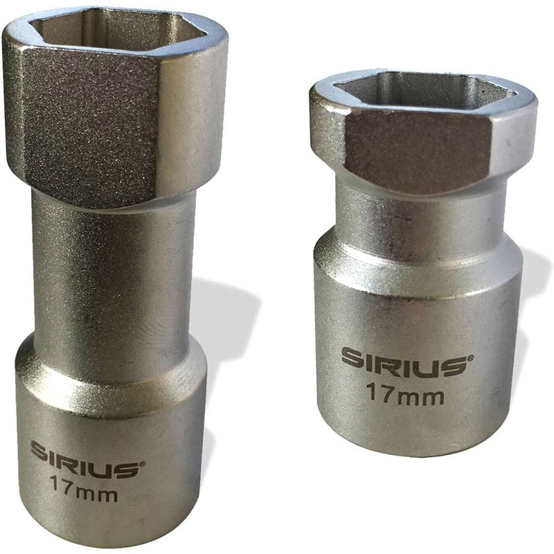 Sirius Professional 2 Piece 17mm 1/2 Drive Socket for Unistrut Channel Kit