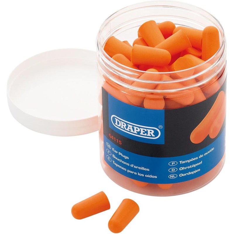 Draper Disposable Ear Plugs Pack of 50