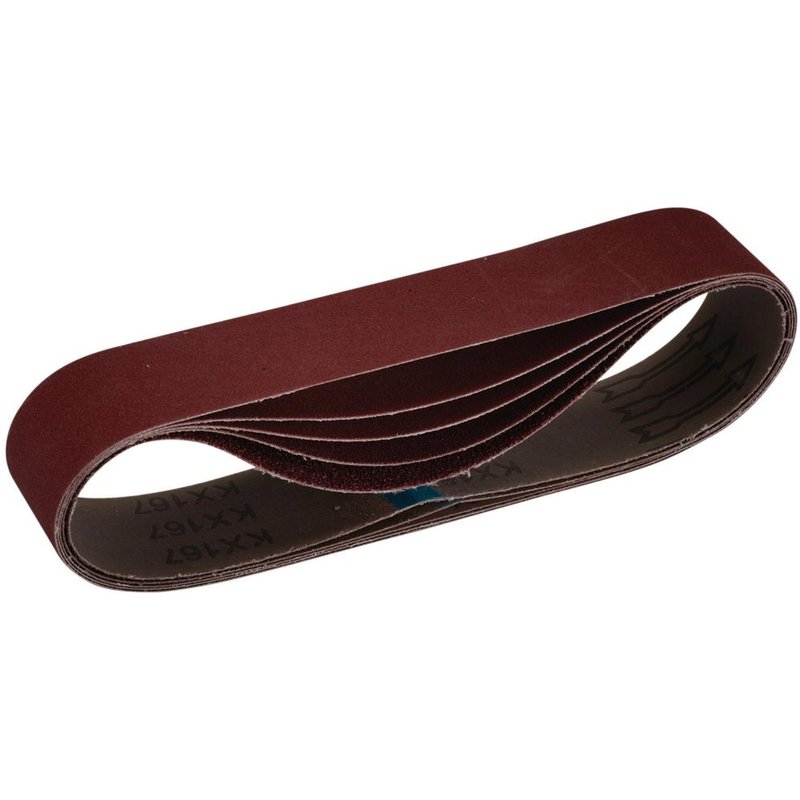 Draper Cloth Sanding Belt 50 x 686mm 50mm x 686mm Assorted Pack of 5