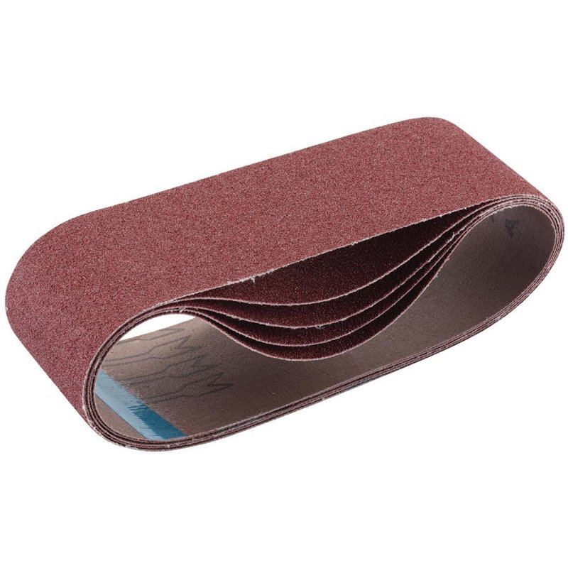 Draper Cloth Sanding Belts 75 x 533mm 75mm x 533mm 80g Pack of 5