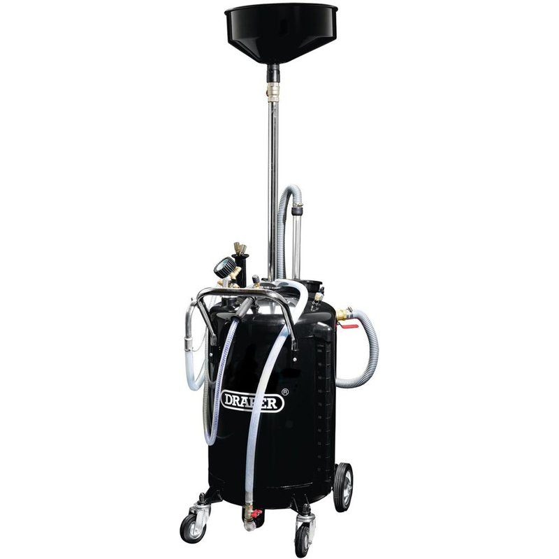 Draper Suction Oil Drainer and Vacuum Attachment 110l