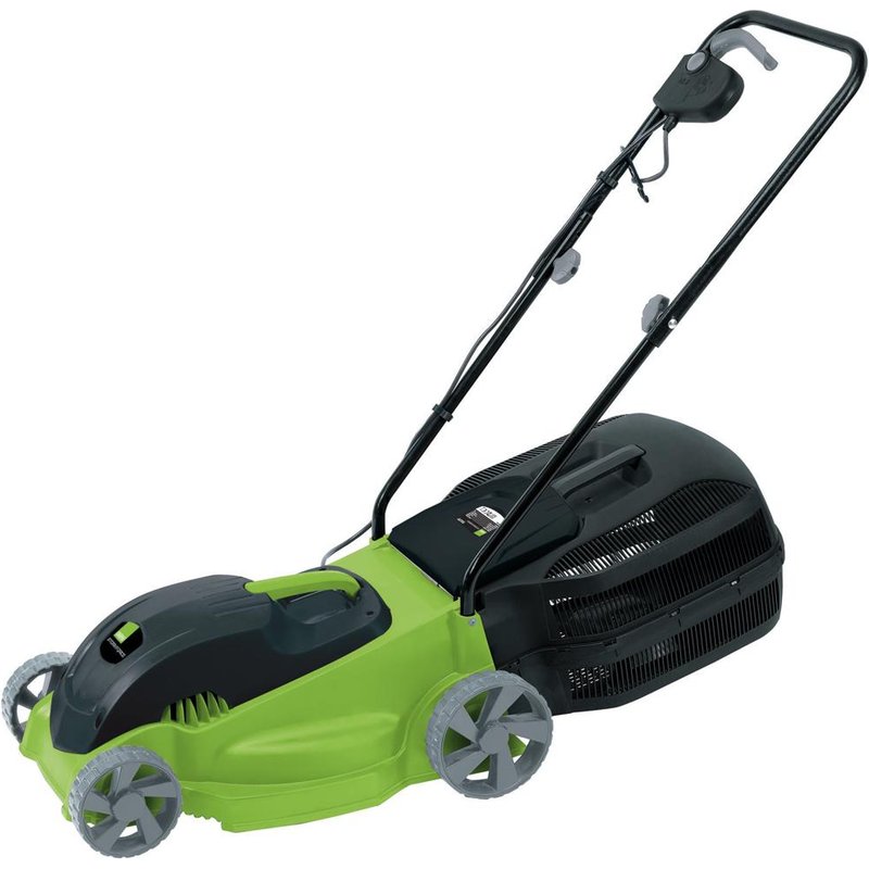 Draper Storm Force 230V 380mm Lawn Mower - Green, Green