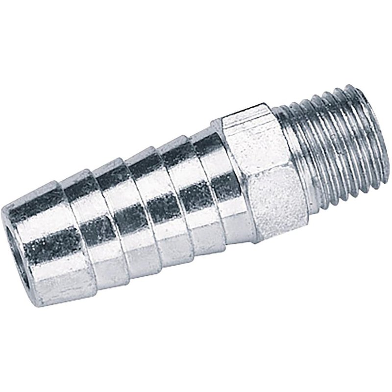 Draper PCL Tailpiece Air Line Fitting BSPT Male Thread 1/4" BSP 1/2" Pack of 5