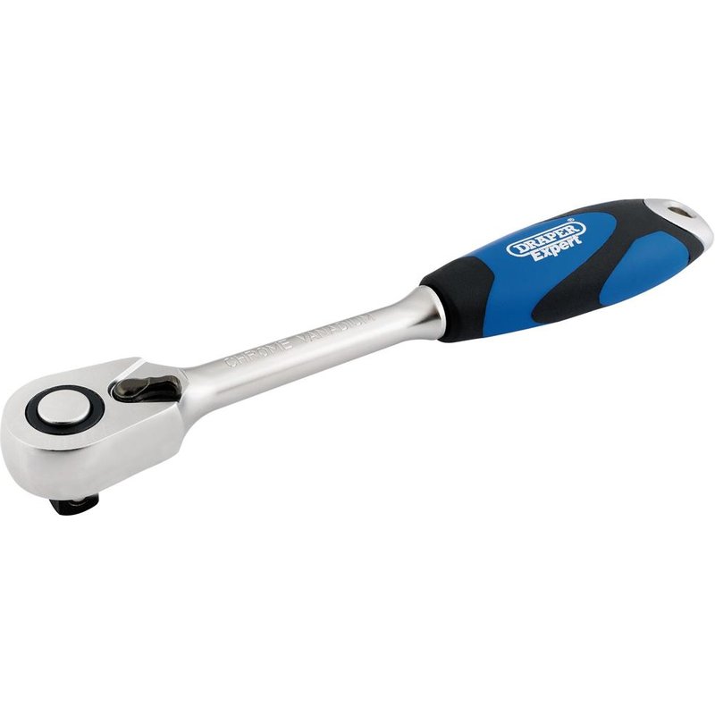 Draper 1/2" Drive 72 Tooth Reversible Soft Grip Ratchet 1/2"