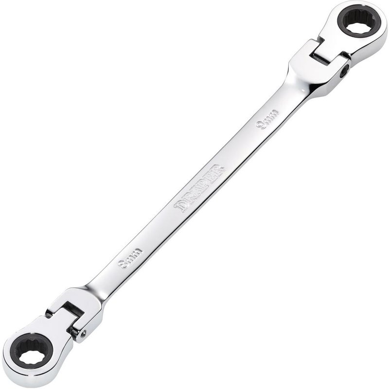 Draper Hi Torq Flexible Double Ratchet Ring Spanner 12mm x 13mm