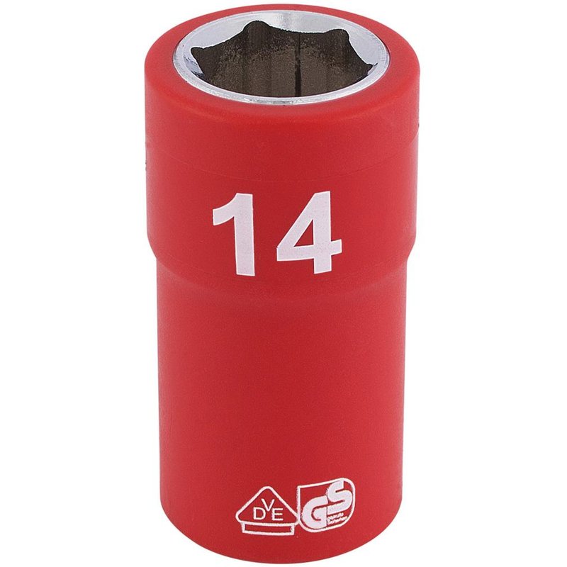 Draper 3/8" Drive VDE Fully Insulated Hexagon Socket Metric 3/8" 11mm