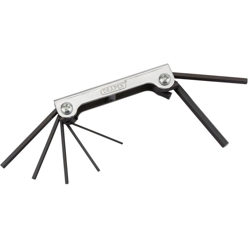 Draper 7 Piece Hexagon Allen Key Pocket Set Metric