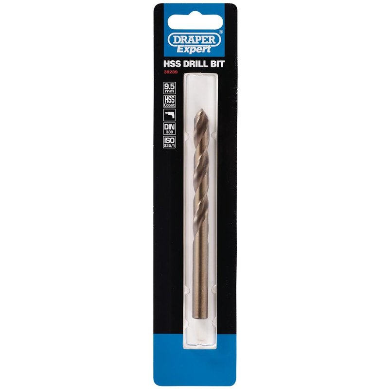 Draper Expert HSS Cobalt Drill Bit 9.5mm Pack of 1