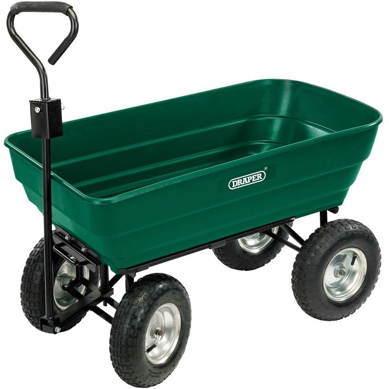 Draper Larger Heavy Duty Tipping Garden Trolley 200kg