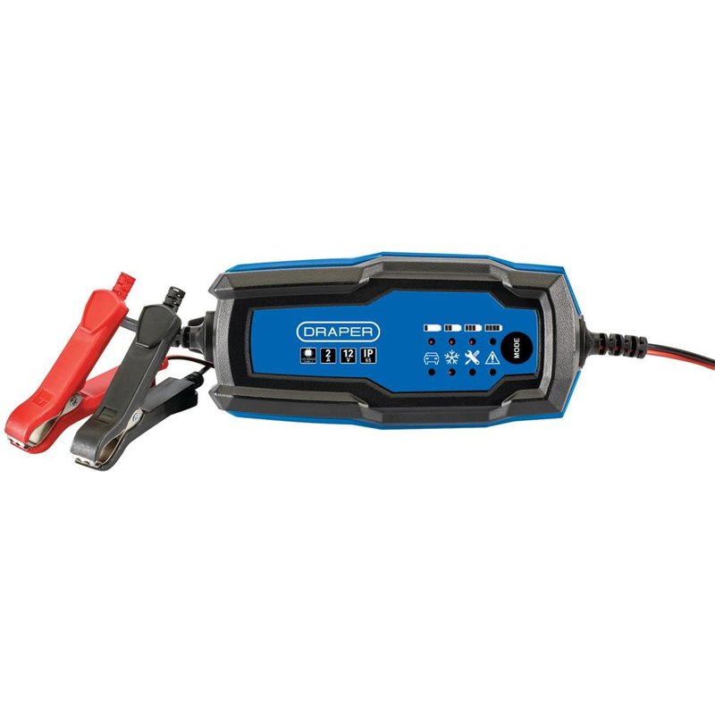 Draper BC12 Smart Charger and Battery Maintainer 12v 2A 12v