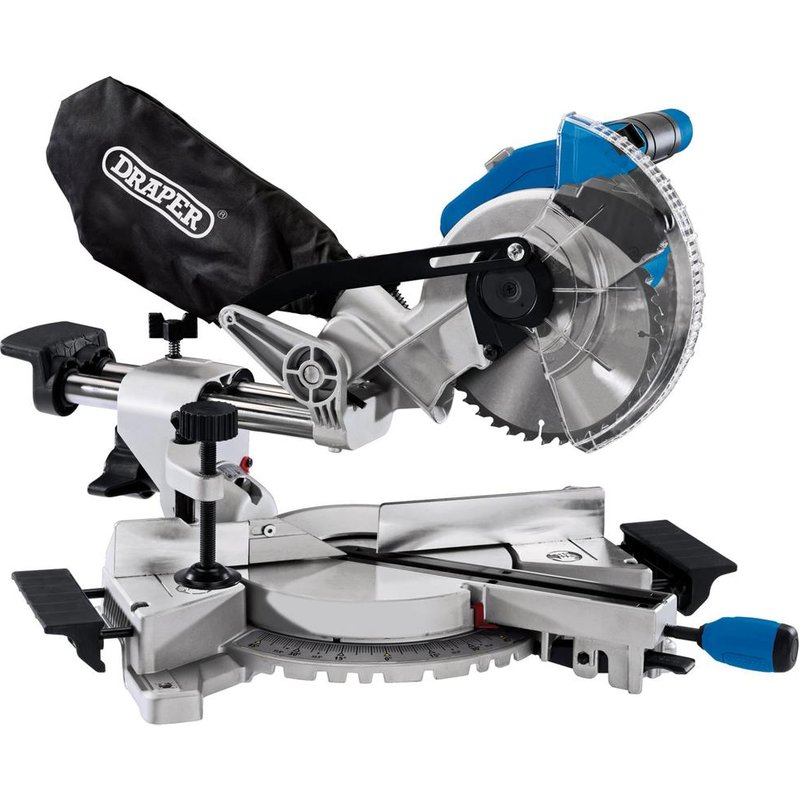 Draper D20MS185 D20 20v Cordless Brushless Sliding Mitre Saw 185mm No Batteries No Charger