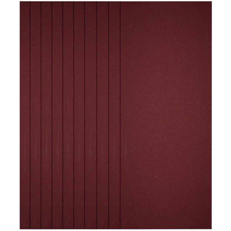 Draper Unpunched Clip On 1/3 Sanding Sheets 93mm x 230mm 240g Pack of 10