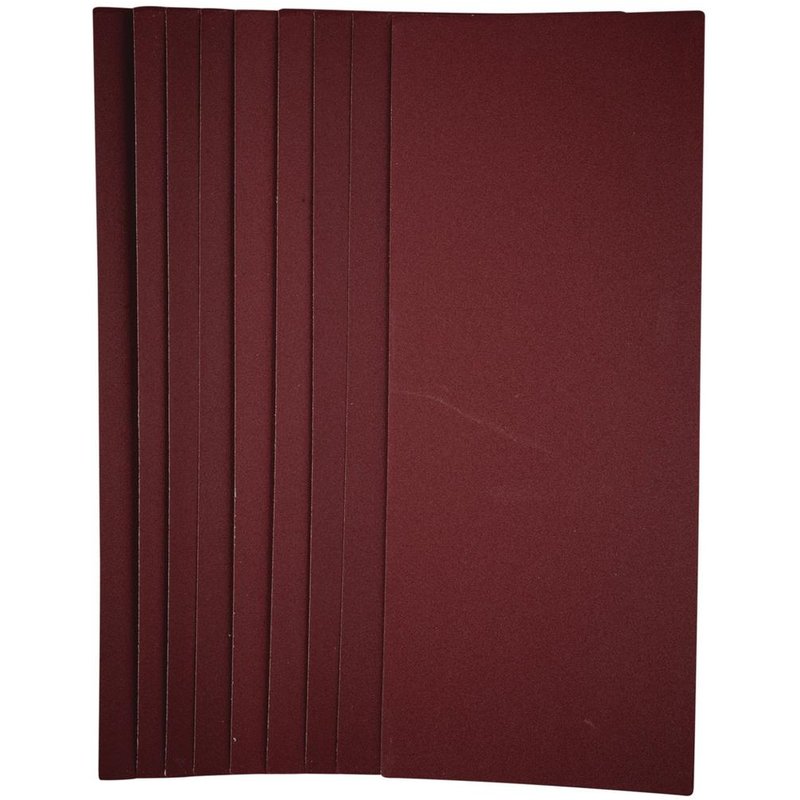 Draper Unpunched 1/2 Sanding Sheets 115mm x 280mm 240g Pack of 10