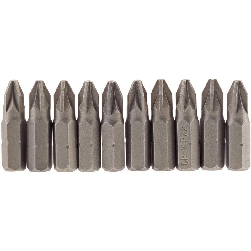 Draper Pozi Screwdriver Bit PZ2 25mm Pack of 10