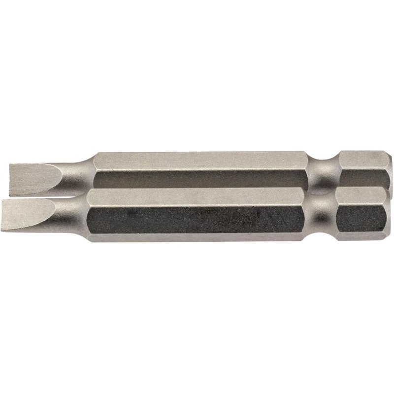 Draper Slotted Screwdriver Bit 4.5mm 50mm Pack of 2