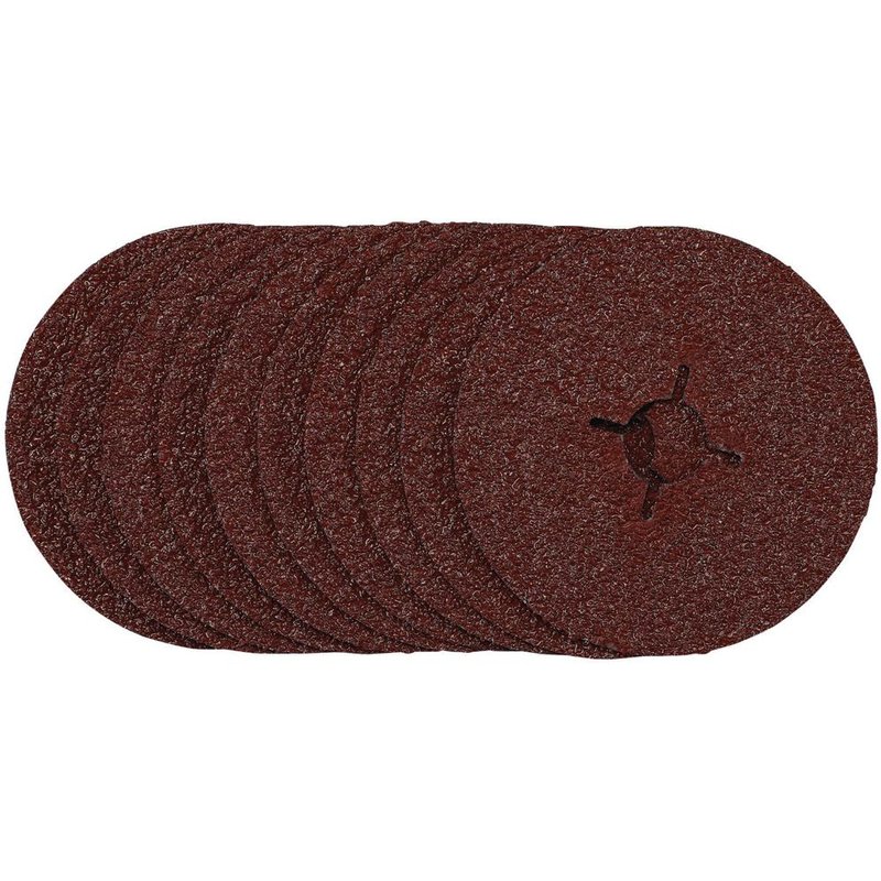 Draper Fibre Sanding Discs 115mm 115mm 24g Pack of 10