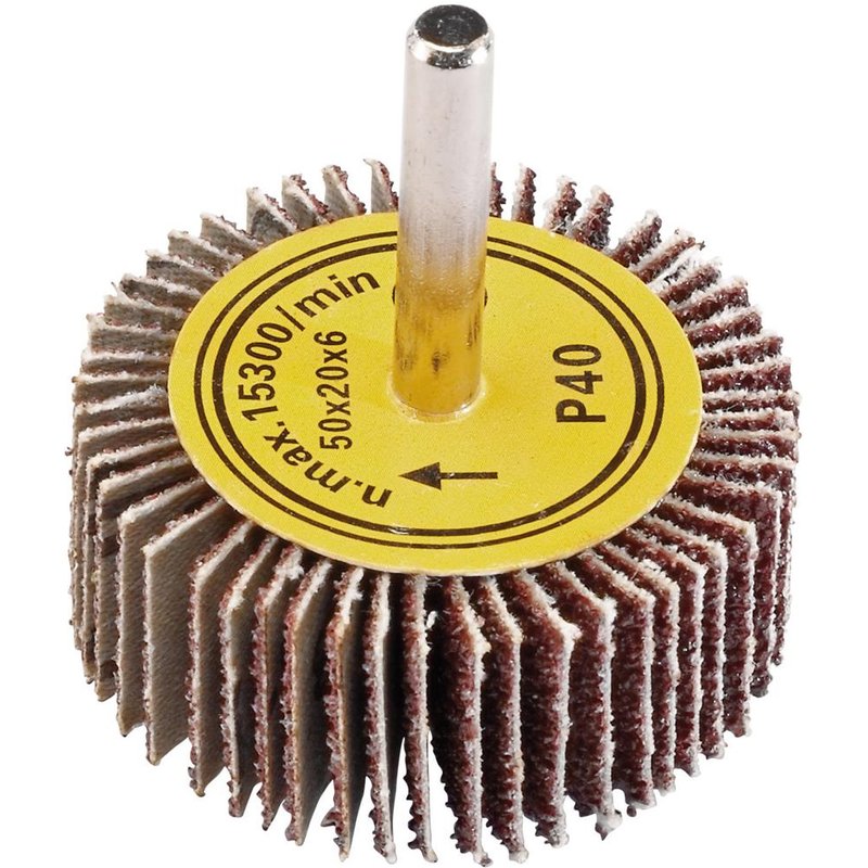 Draper Abrasive Flap Wheel 50mm 20mm 40g
