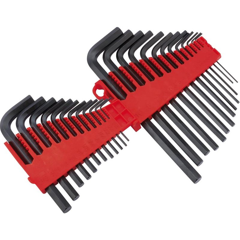 Draper Redline 25 Piece Hexagon Allen Key Set Metric and Imperial