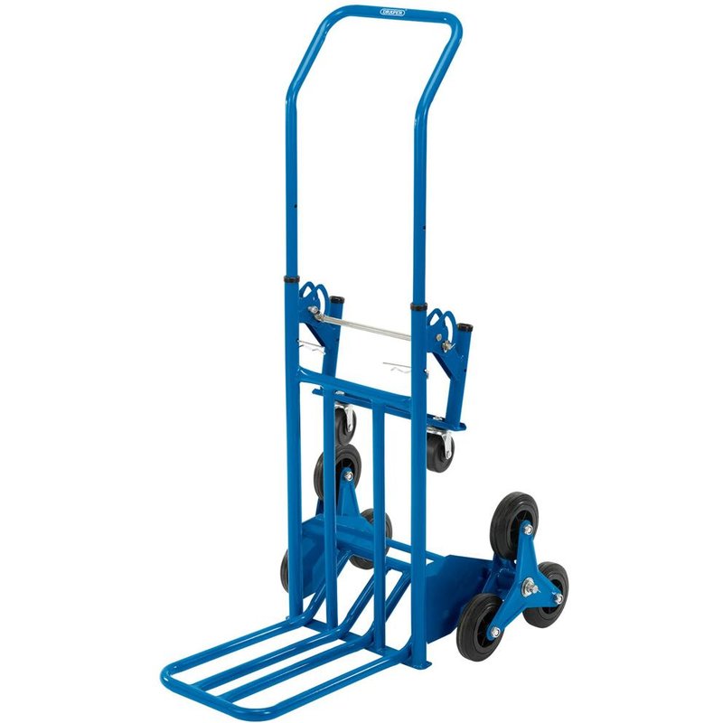 Draper Heavy Duty Stair Climbing Sack Truck - Blue, Blue