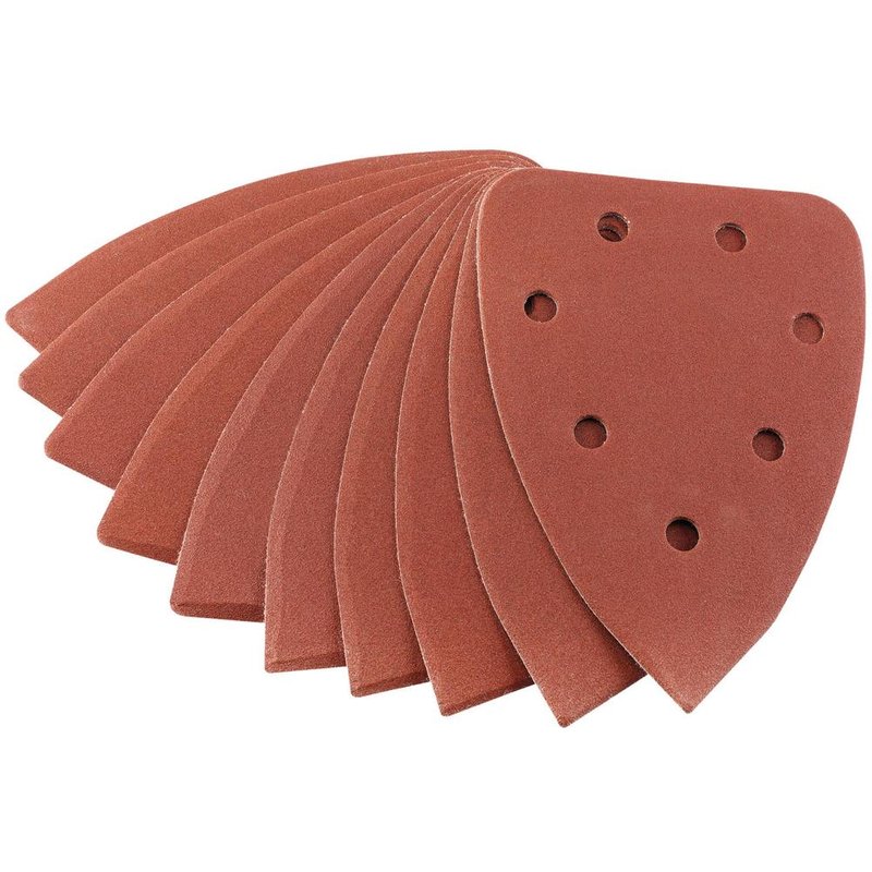 Draper Aluminium Oxide Sanding Sheets 140mm x 140MM 240g Pack of 10