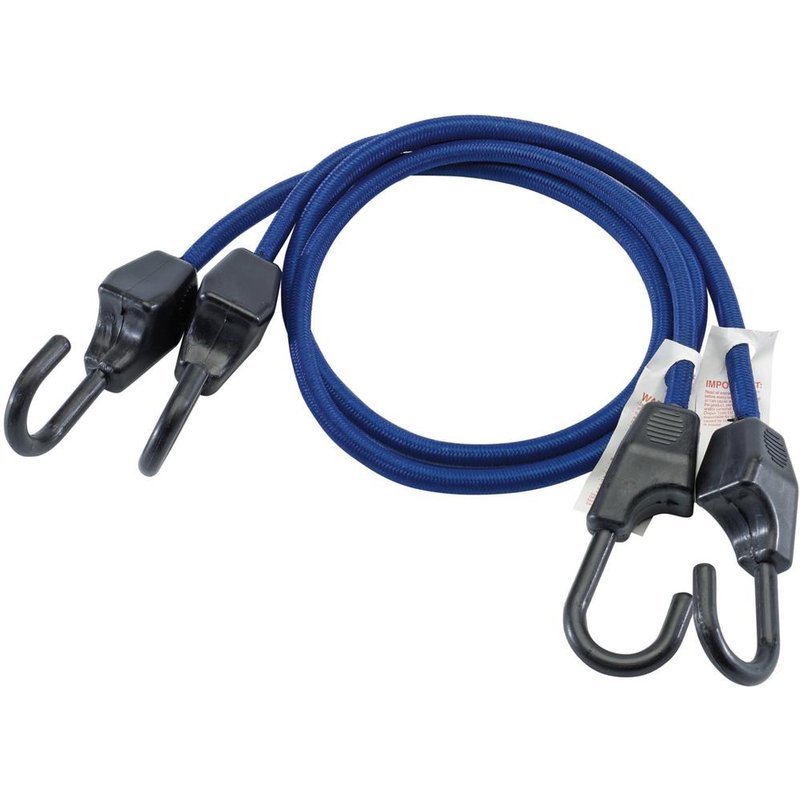 Draper Heavy Duty Bungees 800mm Blue Pack of 2