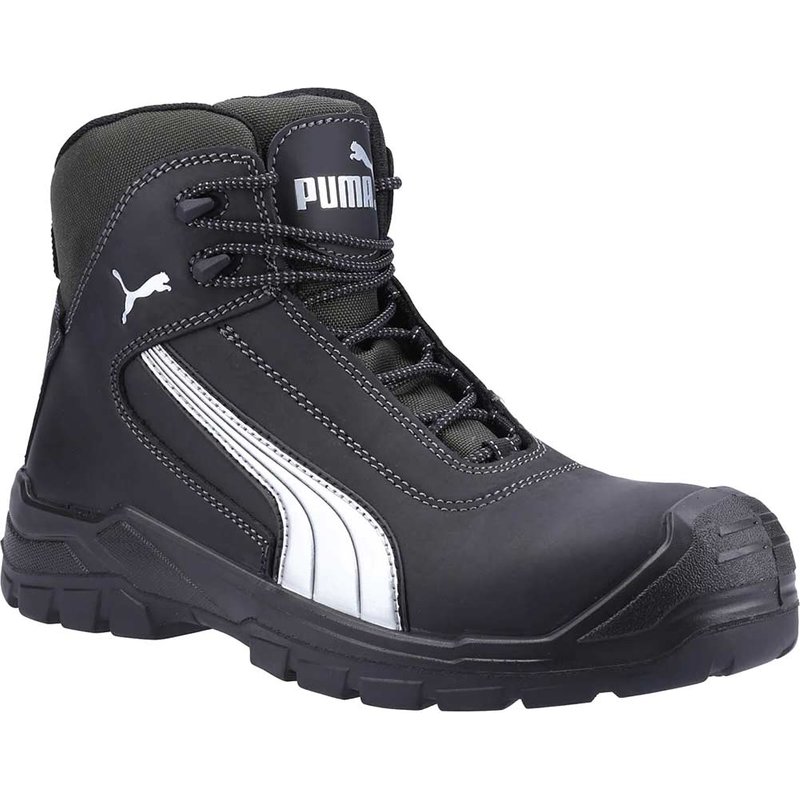 Puma Mens Safety Cascades Mid Safety Boots Black Size 7