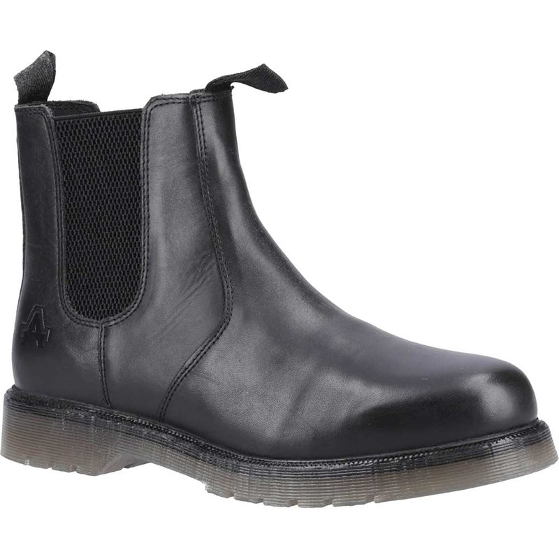 Amblers Mens Colchester Boots Black Size 11